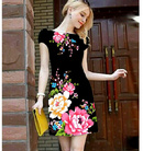 Tp. Hồ Chí Minh: Đầm suông họa tiết hoa 3D SD243. Giá 355. 000 đ /cái RSCL1092606
