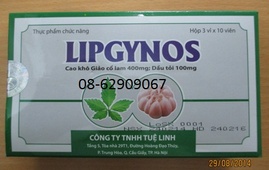 LIPGYNOS-Giảm mỡ, ổn huyết áp, hạ cholesterol