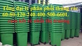 BẢN SỈ thùng rác công cộng 120 – 240 – 660 lít, gọi ngay 0965000544