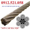 Tp. Hà Nội: 0912. 521. 058 Cáp cẩu giá rẻ, Bán cáp thép cẩu giá rẻ ở tại Hà Nội CL1496935