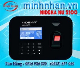 Máy chấm công vân tay NIDEKA NU-2100 - lắp tận nơi - mới 100%