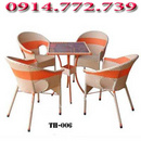 Tp. Hồ Chí Minh: bộ bàn ghế nhựa giả mây TH580 - 0948772739 CL1575138