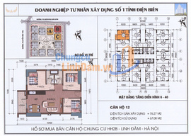 Cần bán gấp căn hộ 76,27m2 – Căn 12 tầng 22 chung cư HH2C Linh Đàm Chênh thấp