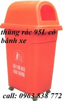 Tp. Hồ Chí Minh: Thùng rác 95L, thùng rác 95L cửa hông, thùng rác 95L cửa trước. CL1500524