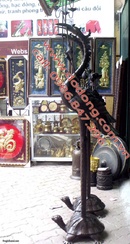 Tp. Hồ Chí Minh: Cặp hạc đồng vàng hun nâu, hạc thờ gia tiên cao 70cm CL1501750