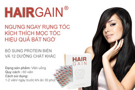 Viên uống mọc tóc Hair Gain - chống rụng tóc, giúp tóc mọc nhanh và dài hơn