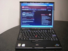 Thanh lý 20 cái Laptop IBM X60, dòng máy bền số 1 thế giới.