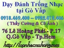 Tp. Hồ Chí Minh: Dạy đánh trống nhạc tại 76 lê hoàng phái p17 - gò vấp CL1508030