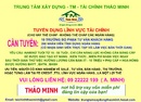 Tp. Hồ Chí Minh: Tuyển nhân viên tư vấn tài chính sale CL1508884