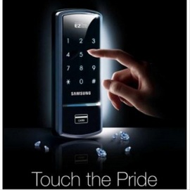 Lắp đặt thành công bộ khóa cửa điện tử Samsung SHS-1321