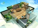 Cao Bằng: Cải tạo sân vườn cà phê hiện đại, sân vườn cà phê đơn giản, tiểu cảnh cầu thang CL1631964P11