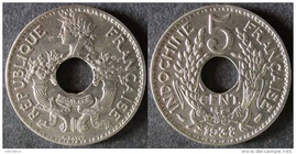 đồng 5 cent đông dương 1938