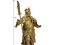 [1] Mẫu tượng quan công đứng cầm đao, quan công đứng bệ đá, tượng quan công cao 25cm