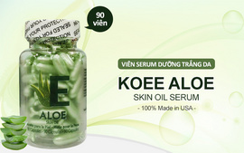 Serum dưỡng trắng da Koee Skin Oil nha đam, hiệu quả làm dịu da, da bị cháy nắng