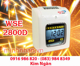 Máy chấm công thẻ giấy WSE 2800A/ D giá rẻ nhất hiện nay, mẫu mới. Lh:0916986820