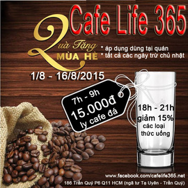 Tuyển Nữ Nhân Viên Phục Vụ Ca Quán Cafe Life 365 (Ngã Tư Tạ Uyên - Trần Quý)