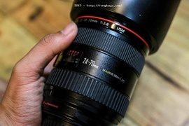 Bán lens canon 24 70 F2. 8 code uy còn rất mới nguyên