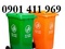 [3] thùng rác công cộng 120 lít, thùng giao hàng, thùng chở hàng, thùng rác