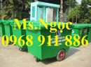 Tp. Hồ Chí Minh: Xe gom rác 660l 3 bánh xe, xe thu gom rác 4 bánh xe, xe quét rác, xe đẩy rác CL1662624P10