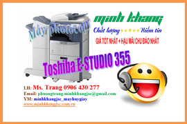 Máy Photocopy Toshiba e-Studio 355 giá rẻ chính hãng. BH 24 tháng & bảo trì