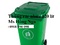 [3] bán thùng rác nhựa, thùng rác composite, thùng rác 2 bánh xe, xe đẩy rác 3 bánh