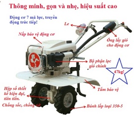 máy làm đất đa năng Trâu Vàng 1WG4 giá rẻ cho mọi nhà.