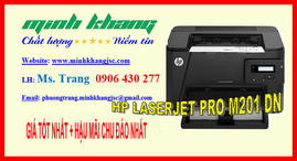 Máy in HP Laserjet pro M201 DN tốc độ 26 trang/ phút, in 2 mặt giá cực tốt