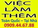 Tp. Hồ Chí Minh: Việc Làm Thêm Cho Người Có Máy Tính - 10Tr/ Th CL1541881