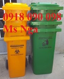 Tp. Hồ Chí Minh: Thùng rác, thùng rác công cộng 120 lít, thùng rác 2 bánh xe, thùng rác hình con th CL1544728P10