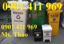 Tp. Hồ Chí Minh: thùng rác 2 bánh xe, thùng rác công cộng, xe thu gom rác, xe đẩy rác 3 bánh xe CL1543535