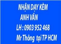 Mở các lớp luyện thi ANH VĂN, ANH VĂN căn bản, giao tiếp và chuyên sâu