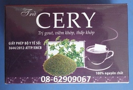 Trà CERY- Là loại Sản Phẩm chữa nhức mỏi, bệnh GOUT, lợi tiểu