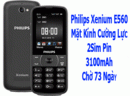 Tp. Hà Nội: Điện thoại philips E560 dùng mãi ko hêt pin xách tay Nga CL1700437