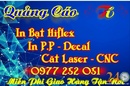 Tp. Hồ Chí Minh: Thiết Kế Thi Công Bảng Quảng Cáo, in Hiflex, cắt laser, in PP, in decal CL1547423