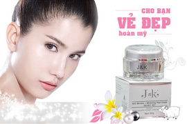 Kem dưỡng trắng da mặt J&K Whitening Cream, chống lão hóa da hiệu quả