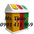 Tp. Hồ Chí Minh: thùng rác composite, thùng rác 3 ngăn, thùng rác 2 bánh xe, thùng rác 120 lít CL1553337P11