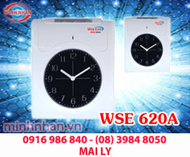 máy chấm công thẻ giấy wse 620A giá khuyến mãi tại bình dương 0916986840 ms ly