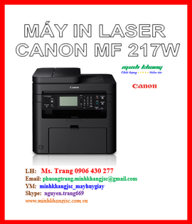Máy in Laser đa chức năng A4 Canon MF-217W - In, scan, copy, Wifi giá tốt
