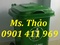 [1] thùng rác 60 lít, thùng rác 120 lít, thùng rác con thú, thùng rác 2 bánh xe