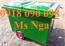 Tp. Hồ Chí Minh: bán xe gom rác 660 lít, 1000 lít, xe rác 3 bánh xe, xe rác bánh, xe đẩy rác CL1555926