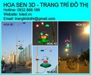 Tp. Hà Nội: Hoa 3d - trang trí đô thị CL1560025
