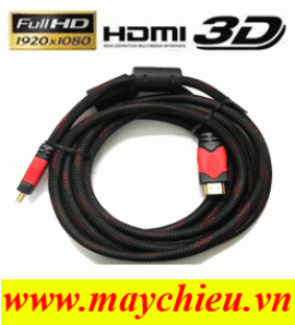 dây cáp HDMI, VGA của máy chiếu kết nối với laptop