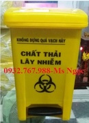 Bình Thuận: thùng rác dùng trong bệnh viện, thùng đựng rác thải y tế màu vàng, xanh, đen. .. RSCL1695739