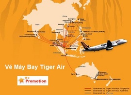 Vé máy bay Tiger Air đi Singapore