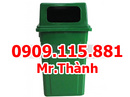Tp. Hồ Chí Minh: Thùng rác 120 lit, can nhựa, thùng rác hình con cá heo, thùng rác 120 lít HCM CL1563250P5