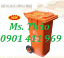 Tp. Hồ Chí Minh: thùng rác nhựa 2 bánh xe, thùng rác y tế, thùng rác CL1565072