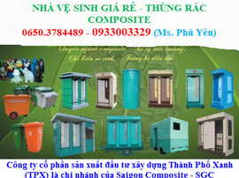 Nhà vệ sinh di động composite giá rẻ năm Bính Thân 2016