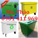 Tp. Hồ Chí Minh: xe thu gom rác, xe đẩy rác , xe rác 660 lít, xe thu gom rác 3 bánh xe, xe rác RSCL1694523