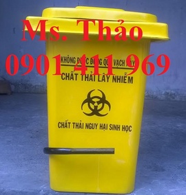 thùng rác y tế, thùng rác y tế đạp chân, thùng rác y tế 60 lít, 120 lít, 240 lít