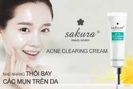 Kem trị mụn Sakura Ance Clearing Cream